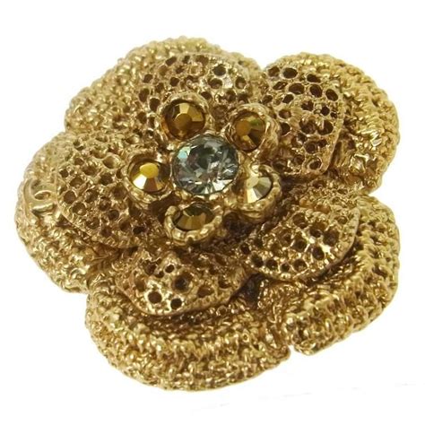 chanel flowers box|vintage Chanel camellia brooch.